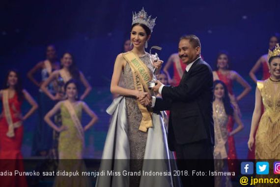 Nadia Purwoko Berhasil Rebut Gelar Miss Grand Indonesia 2018 - JPNN.COM