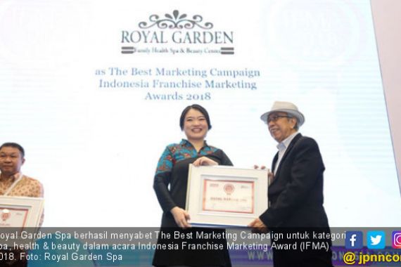 Royal Garden Spa Raih The Best Marketing Campaign IFMA 2018 - JPNN.COM