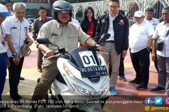 50 Honda PCX 150 Perkuat Helatan Asian Games di Palembang - JPNN.COM