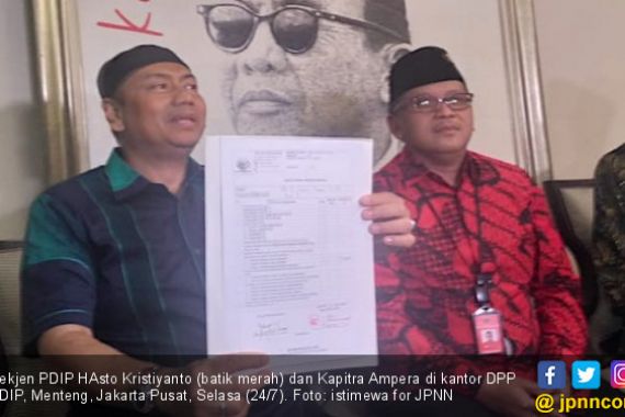 Sekjen PDIP Bertemu Kapitra Ampera, Inilah Hasilnya - JPNN.COM