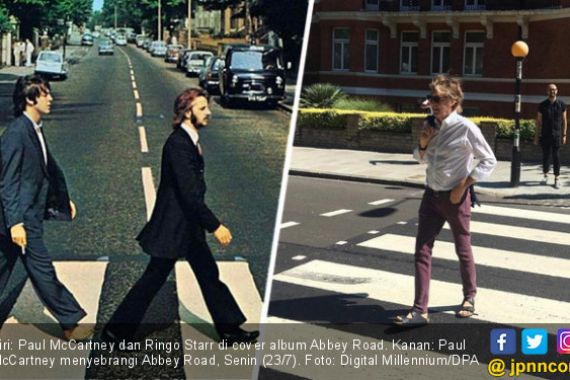 Setelah 49 Tahun, McCartney Kembali Sebrangi Abbey Road - JPNN.COM
