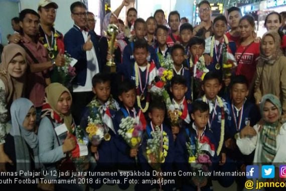 Timnas Pelajar Beri Kado Terindah di Hari Anak Nasional 2018 - JPNN.COM