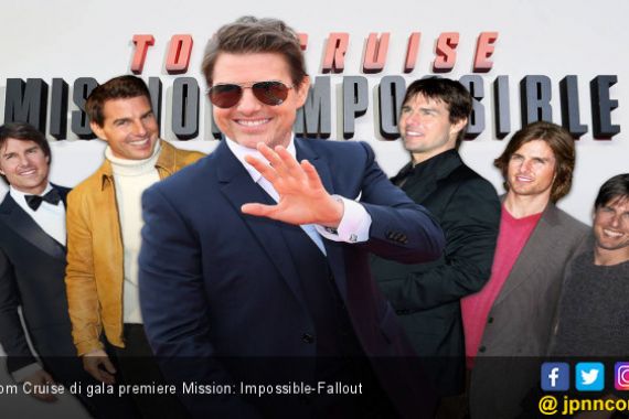 Kerennya Tom Cruise di Premiere Mission: Impossible-Fallout - JPNN.COM