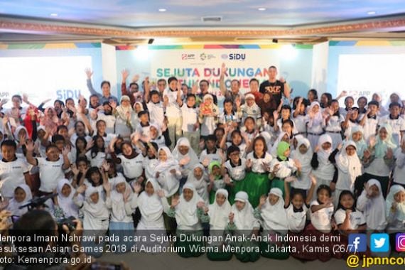 Menpora Berterima Kasih Atas Dukungan Sejuta Anak Indonesia - JPNN.COM