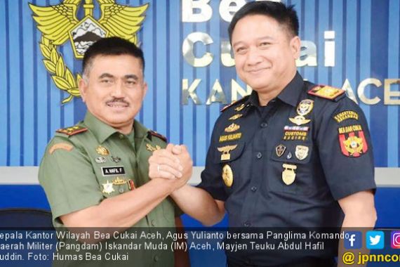 Kanwil Bea Cukai Aceh Bersinergi dengan TNI - JPNN.COM