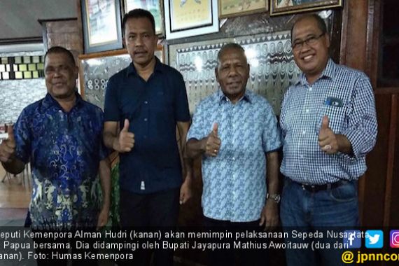 Jayapura Titik Perdana Jelajah Sepeda Nusantara di Papua - JPNN.COM