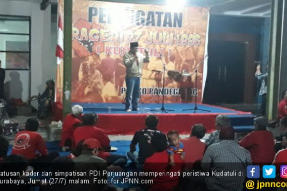 PDIP Jatim Peringati Kudatuli di Posko Bersejarah - JPNN.COM