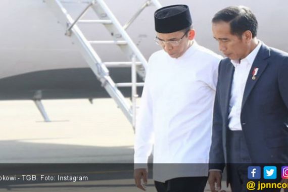 5 Foto Jokowi - TGB Ini Dikaitkan dengan Pilpres 2019 - JPNN.COM