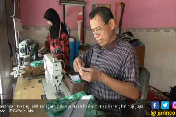 18 Tahun Menabung, Tukang Jahit Akhirnya Naik Haji - JPNN.COM