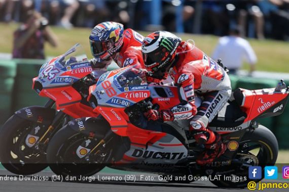 Panas! Dovizioso dan Lorenzo Bertengkar Jelang MotoGP Ceko - JPNN.COM