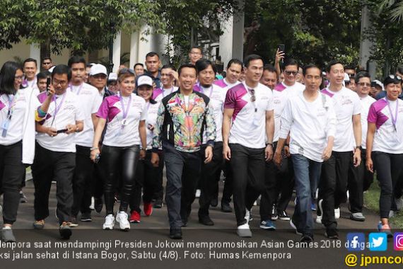 Menpora Damping Jokowi Promosi Asian Games 2018 di Bogor - JPNN.COM