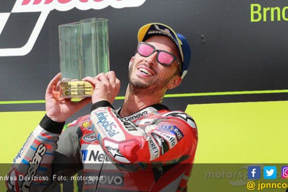Hasil MotoGP Ceko: Dovizioso Menang, 5 Pembalap jadi Korban - JPNN.COM
