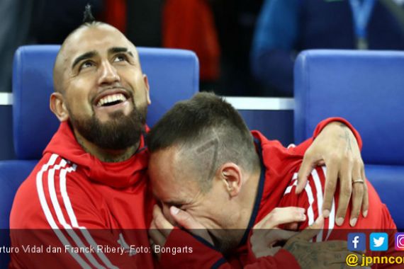 Betapa Sedihnya Franck Ribery Ditinggal Arturo Vidal - JPNN.COM