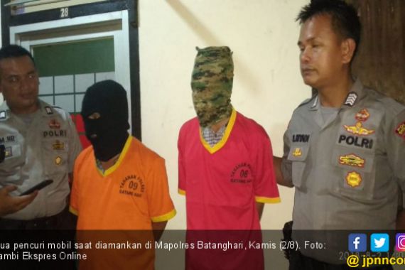 Polisi Berhasil Meringkus Dua Pencuri Mobil di Batanghari - JPNN.COM