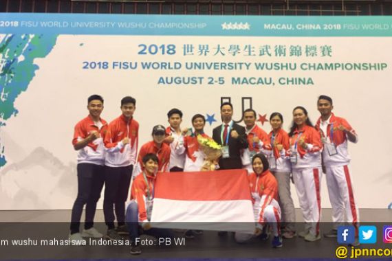Tim Wushu Indonesia Bawa Pulang 2 Emas dari Tiongkok - JPNN.COM