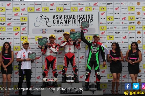 Pembalap Indonesia Binaan Astra Dominasi Klasemen ARRC 2018 - JPNN.COM