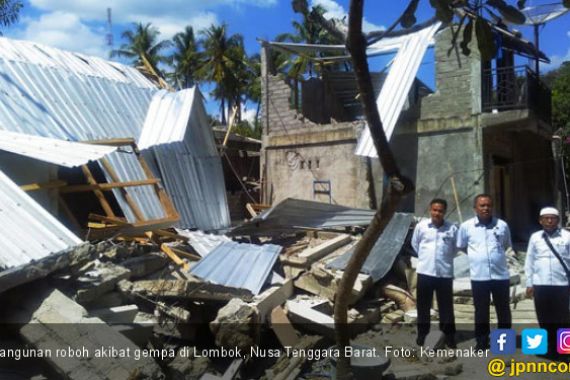Rumah Rusak Korban Gempa NTB Dapat Bantuan Rp 50 Juta - JPNN.COM
