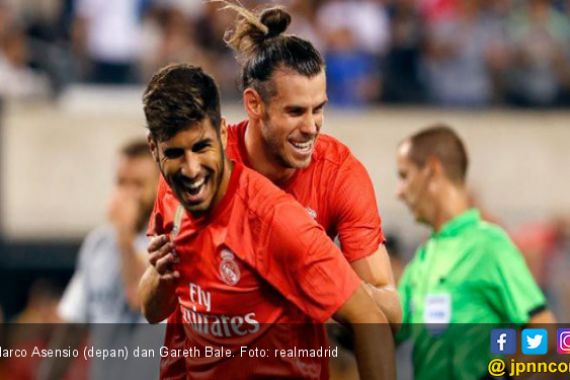Asensio dan Bale Bawa Real Madrid Menang 2-1 dari AS Roma - JPNN.COM
