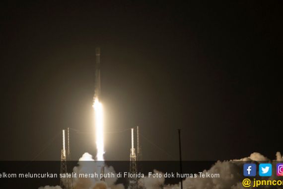Satelit Merah Putih Berhasil Diluncurkan di Florida - JPNN.COM