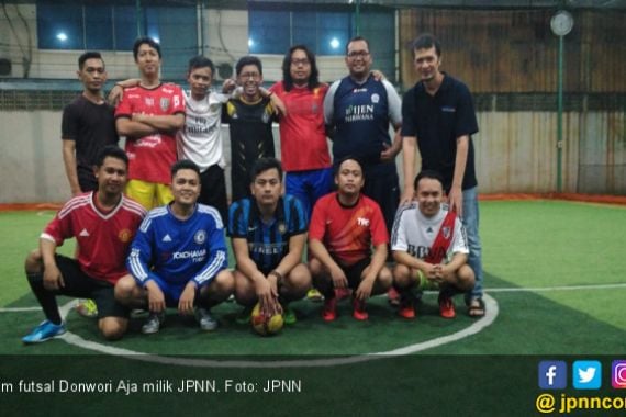 JPNN Bentuk Tim Futsal Donwori Aja - JPNN.COM