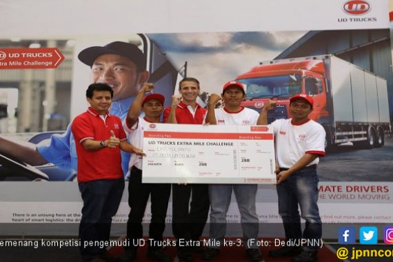 Ini Pemenang Kompetisi Pengemudi UD Trucks Extra Mile Ke-3 - JPNN.COM