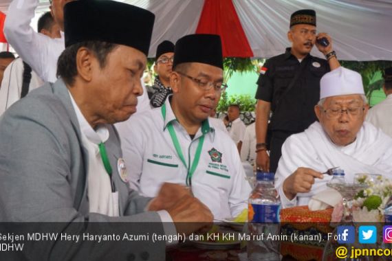 MDHW Siap Door to Door demi Jokowi - KH Ma’ruf Amin - JPNN.COM