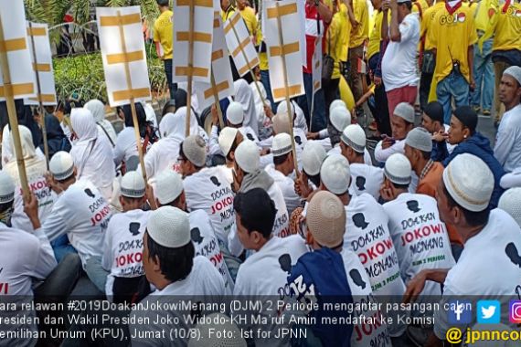 Relawan DJM 2 Periode Antar Jokowi-Ma’ruf Amin Daftar ke KPU - JPNN.COM