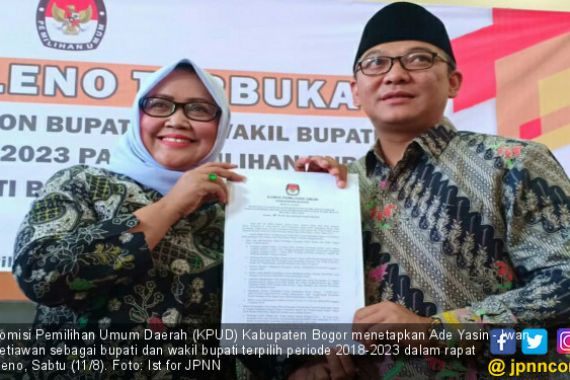 Ade Yasin Resmi Jadi Bupati Terpilih Bogor 2018-2023 - JPNN.COM