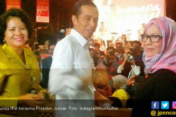 Bunda Iffet Ultah ke-81, Ini Doa Khusus dari Jokowi - JPNN.COM