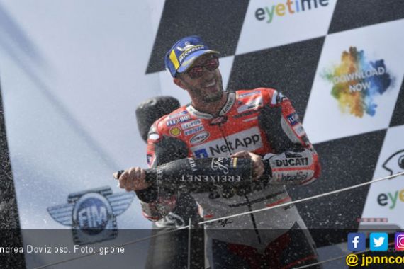 Detik - Detik Dovizioso Ditinggal Lorenzo di MotoGP Austria - JPNN.COM