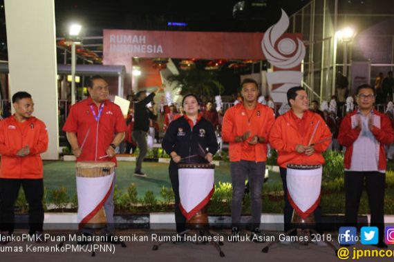 MenkoPMK Resmikan Rumah Indonesia untuk Asian Games 2018 - JPNN.COM