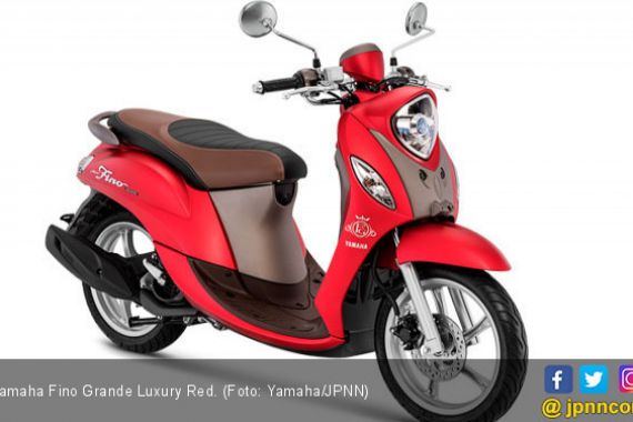 Fino Grande Luxury Red, Hadiah Yamaha Buat Hijaber - JPNN.COM