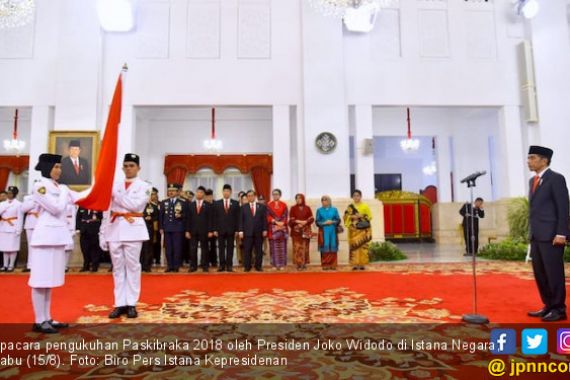 Presiden Jokowi Kukuhkan Paskibraka 2018, Ini Daftar Namanya - JPNN.COM