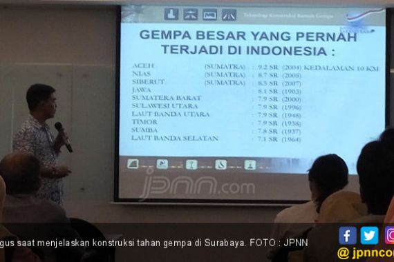 Konstruksi Bangunan di Indonesia Harus Tahan Gempa - JPNN.COM