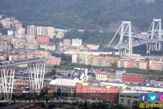 Italia Mulai Pembangunan Ulang Jembatan Morandi - JPNN.COM