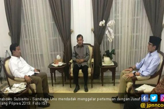 Mendadak Prabowo - Sandi Temui Pak JK, Ada Apa? - JPNN.COM