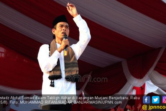 Ustaz Abdul Somad Kirim Video ke Bupati Bangka Tengah, Pastikan Hadir - JPNN.COM