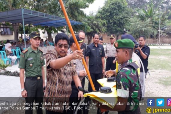 KLHK Bangun Posko Pencegahan Karhutla di Sumba Timur - JPNN.COM