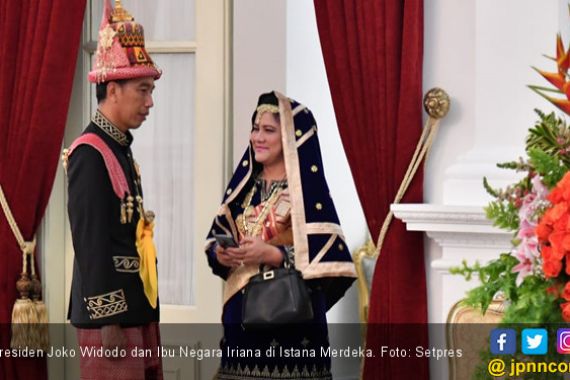 Simak Pesan Jokowi Saat Perayaan HUT RI ke-73 di Istana - JPNN.COM