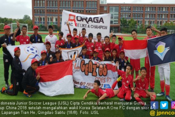 IJSL Cipta Cendekia Juara Gothia Cup China 2018 - JPNN.COM