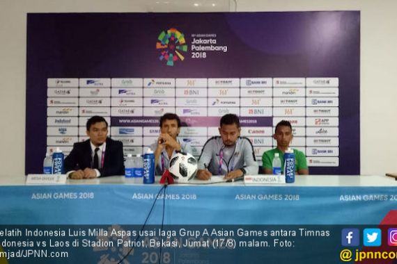 Luis Milla Sebut Kunci Kemenangan Timnas Indonesia atas Laos - JPNN.COM