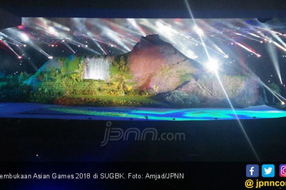 Pembukaan Asian Games 2018: Jokowi..Jokowi Menggema di SUGBK - JPNN.COM