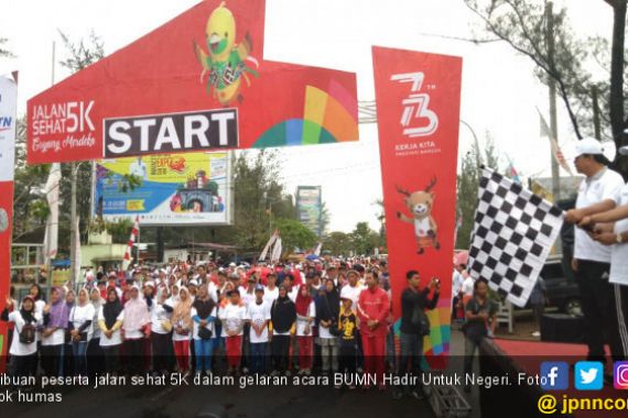 5.000 Peserta Ikuti Jalan Santai di Bengkulu - JPNN.COM
