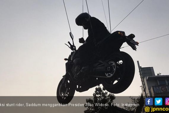 Begini Penjelasan Jokowi soal Stuntman di Opening AG 2018 - JPNN.COM