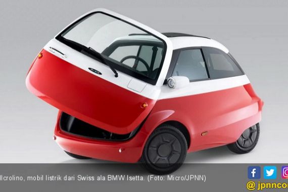 Reinkarnasi BMW Isetta, Mobil Mungil Listrik dari Swiss - JPNN.COM