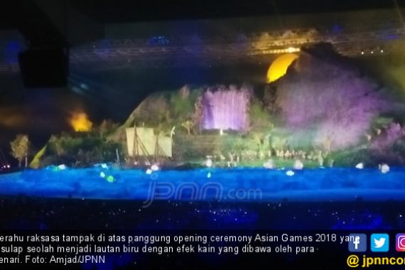 Pembukaan Asian Games 2018: Penonton Asing pun Takjub - JPNN.COM