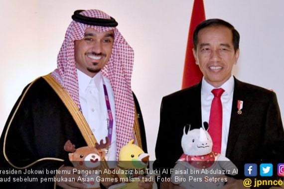 Jokowi Terima Pangeran Arab Jelang Pembukaan Asian Games - JPNN.COM