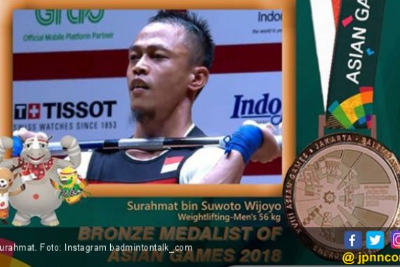 Surahmat Sumbang Medali ke-8 Indonesia di Asian Games 2018 - JPNN.COM