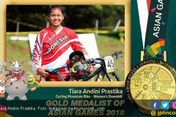 2 Emas! Indonesia Kawinkan Gelar MTB Downhill AG 2018 - JPNN.COM