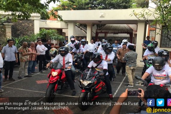 Kupas Sembilan Moge di Posko Pemenangan Jokowi - Ma'ruf - JPNN.COM